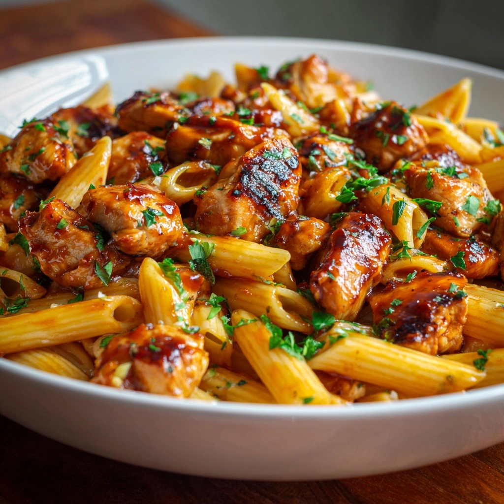 One-Pot Honey Garlic BBQ Chicken Pasta for Easy Meals