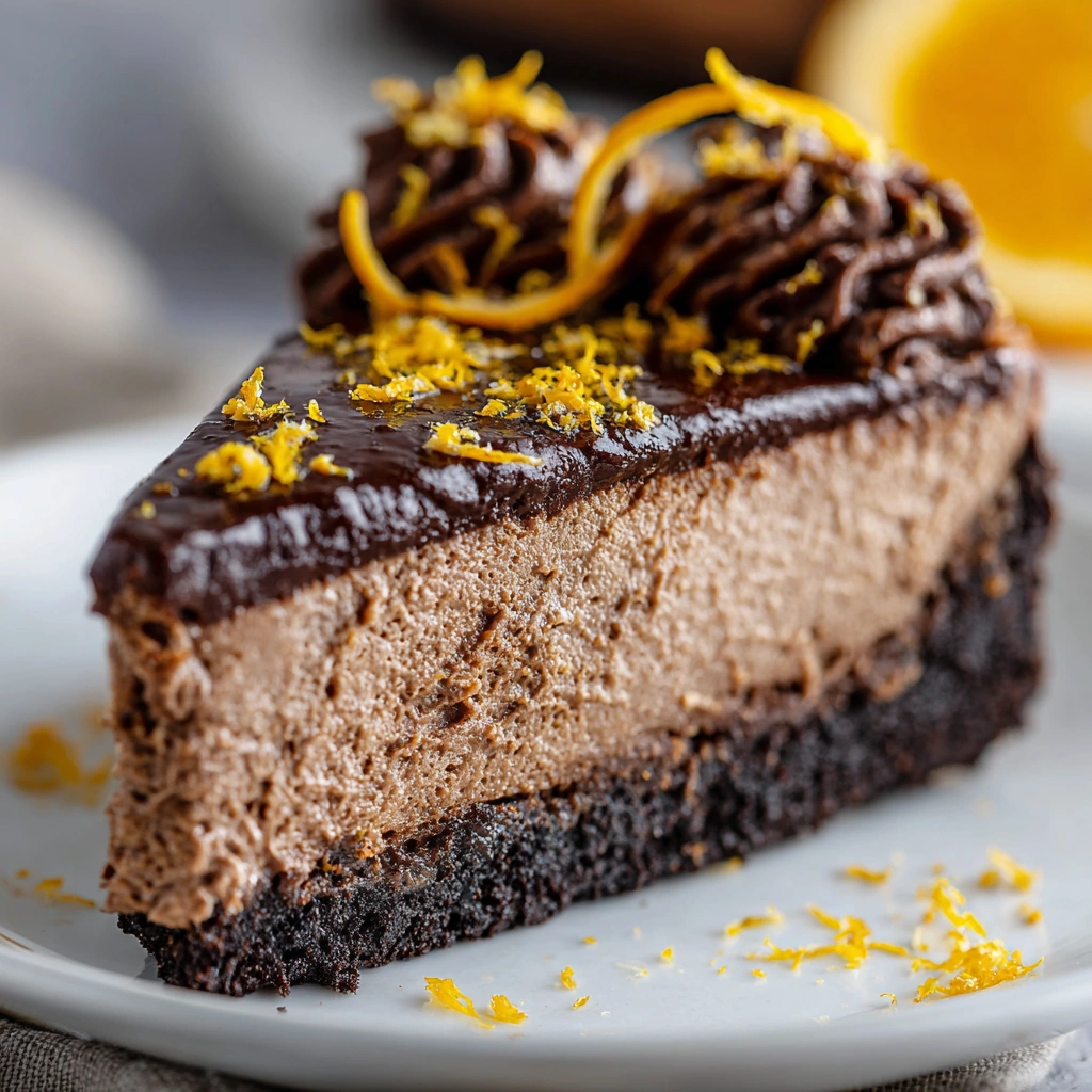 Chocolate Orange Cheesecake Delight: Indulge in Heaven!