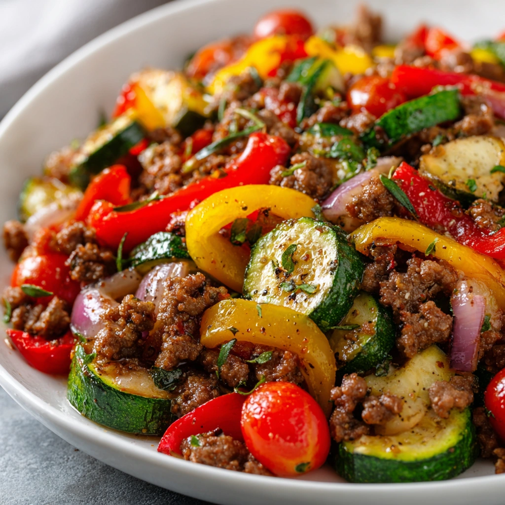 Mediterranean Ground Beef Stir Fry: A Flavorful Delight!