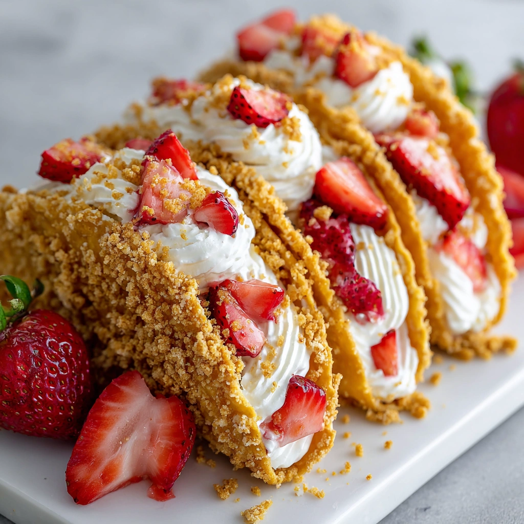 Strawberry Crunch Cheesecake Tacos: A Delicious Twist!