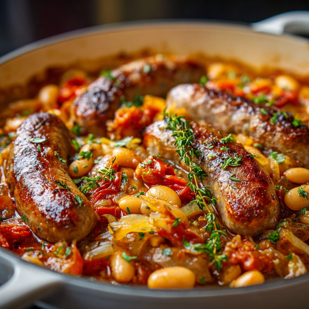 Chicken Sausage White Bean Bake: A Cozy Dinner Delight