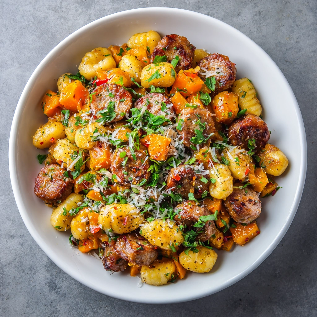 Gnocchi with Spicy Sausage &amp; Butternut Squash: A Must-Try Recipe!