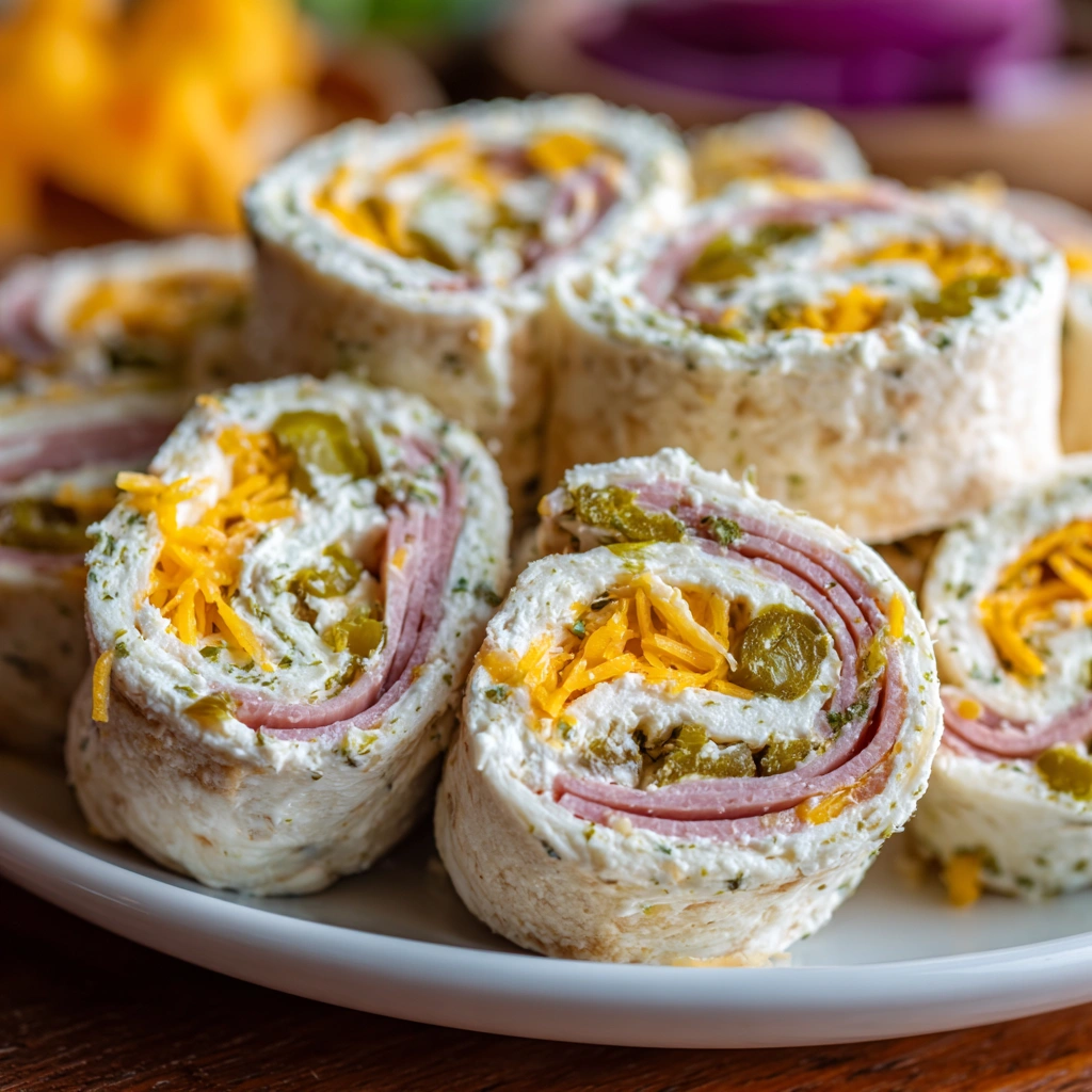 Pickle Dip Pinwheels: Easy Ham and Pickle Roll-Ups Recipe!