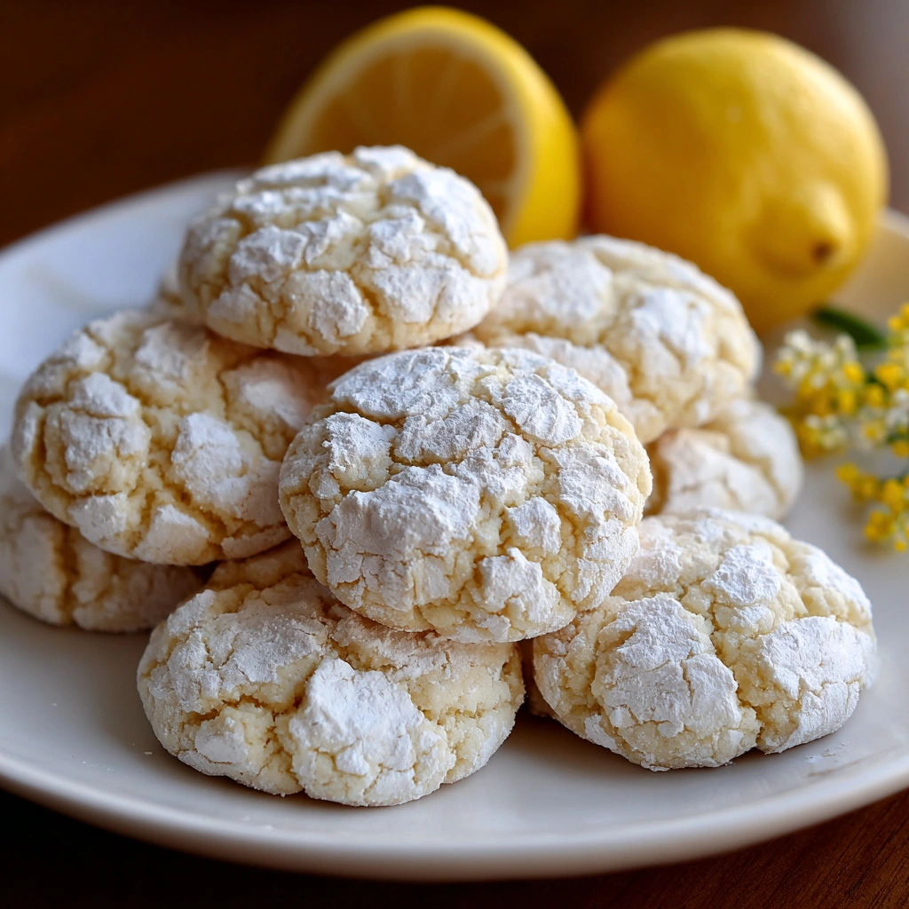Lemon Crinkle Cookies: Delightful Bites That Refresh!