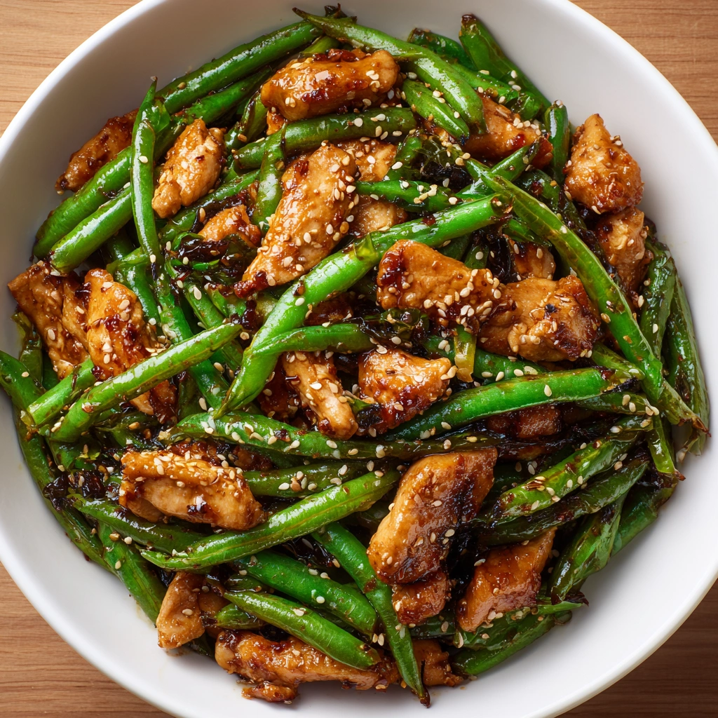 Sesame Chicken &amp; Green Bean Stir-Fry: A Delicious Twist!