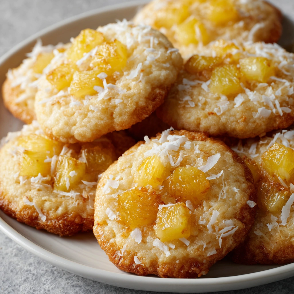 Pineapple Upside Sugar Cookies: A Tropical Twist Delight!