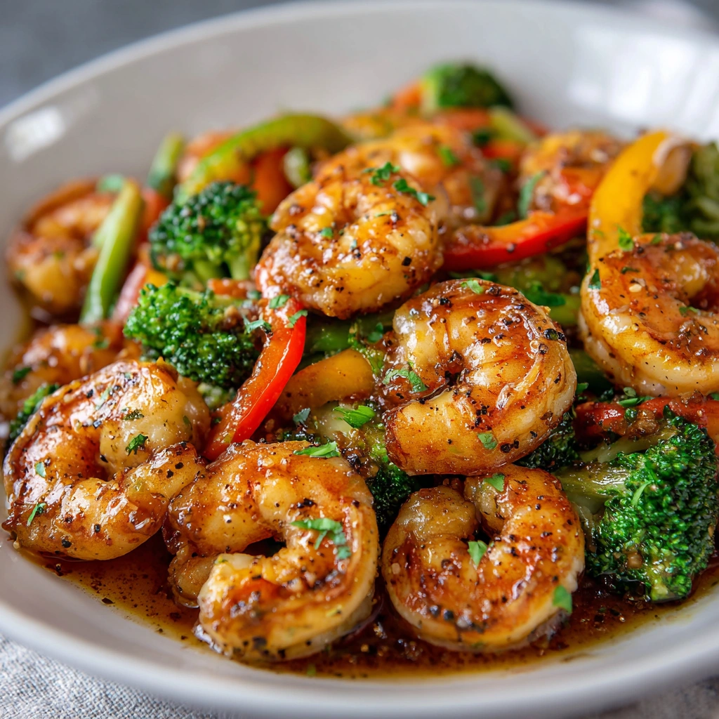 Honey Garlic Shrimp Stirfry: A Quick, Delicious Dinner!