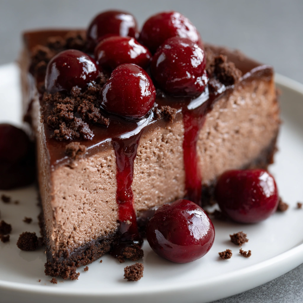 Cherry Chocolate Cheesecake: A Decadent Delight Awaiting You!