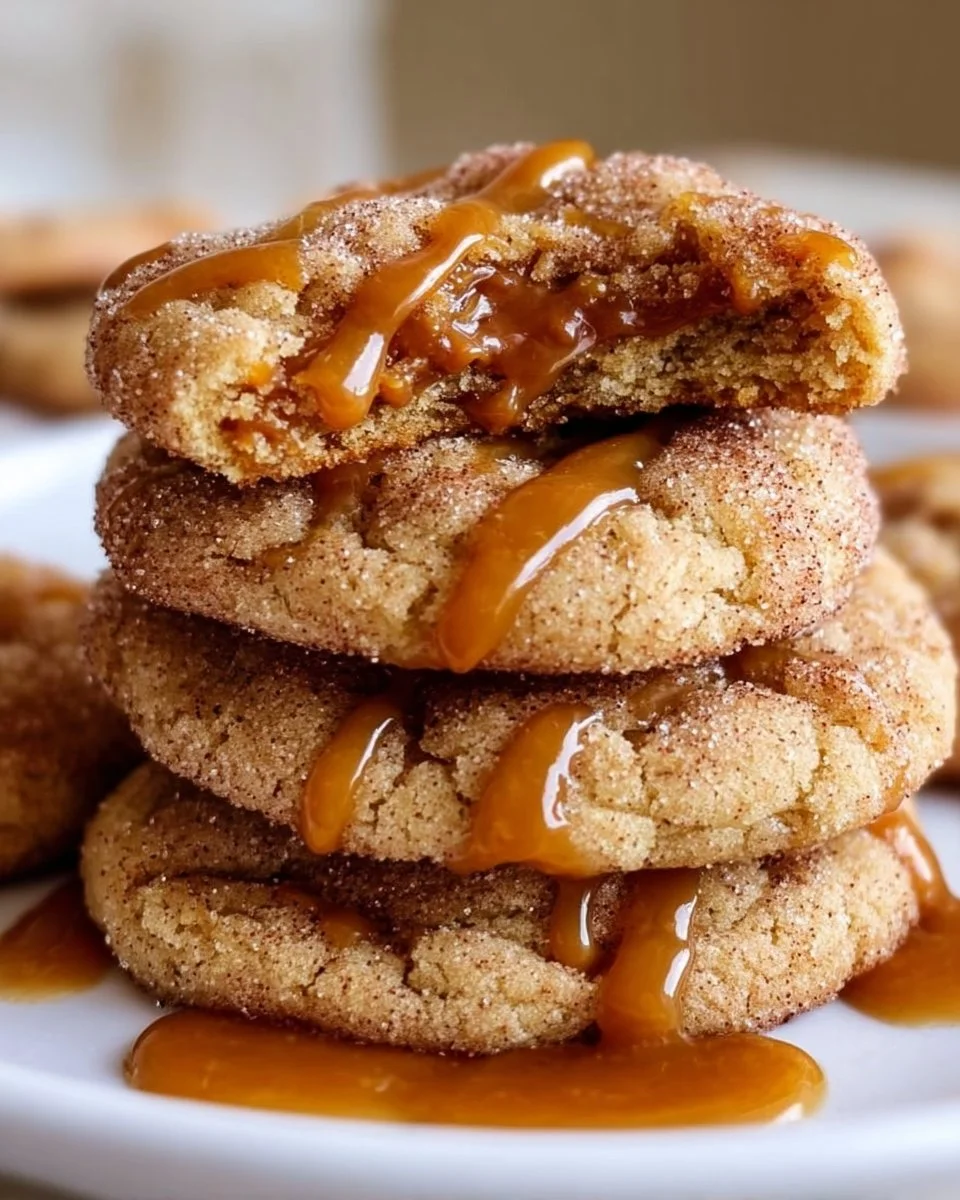 Brown Sugar Cinnamon Caramel Cookies
