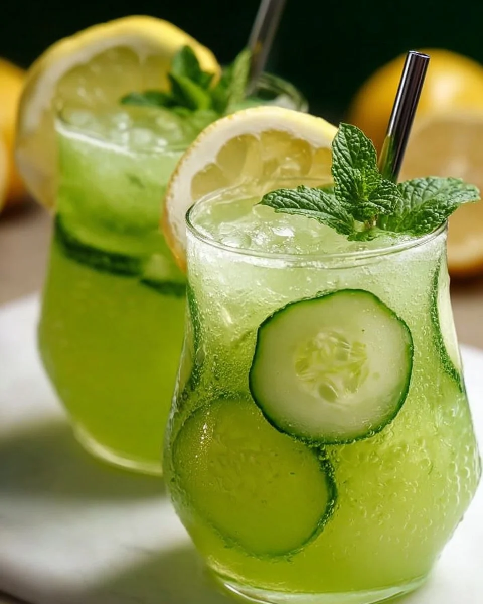 Chilled Cucumber Lemonade