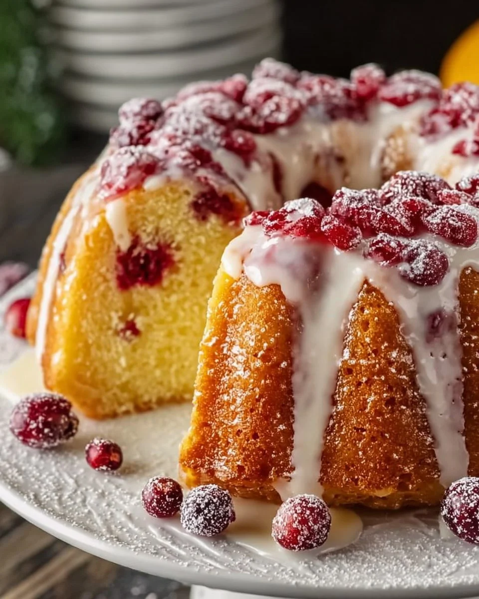 Cranberry Orange Bundt Cake