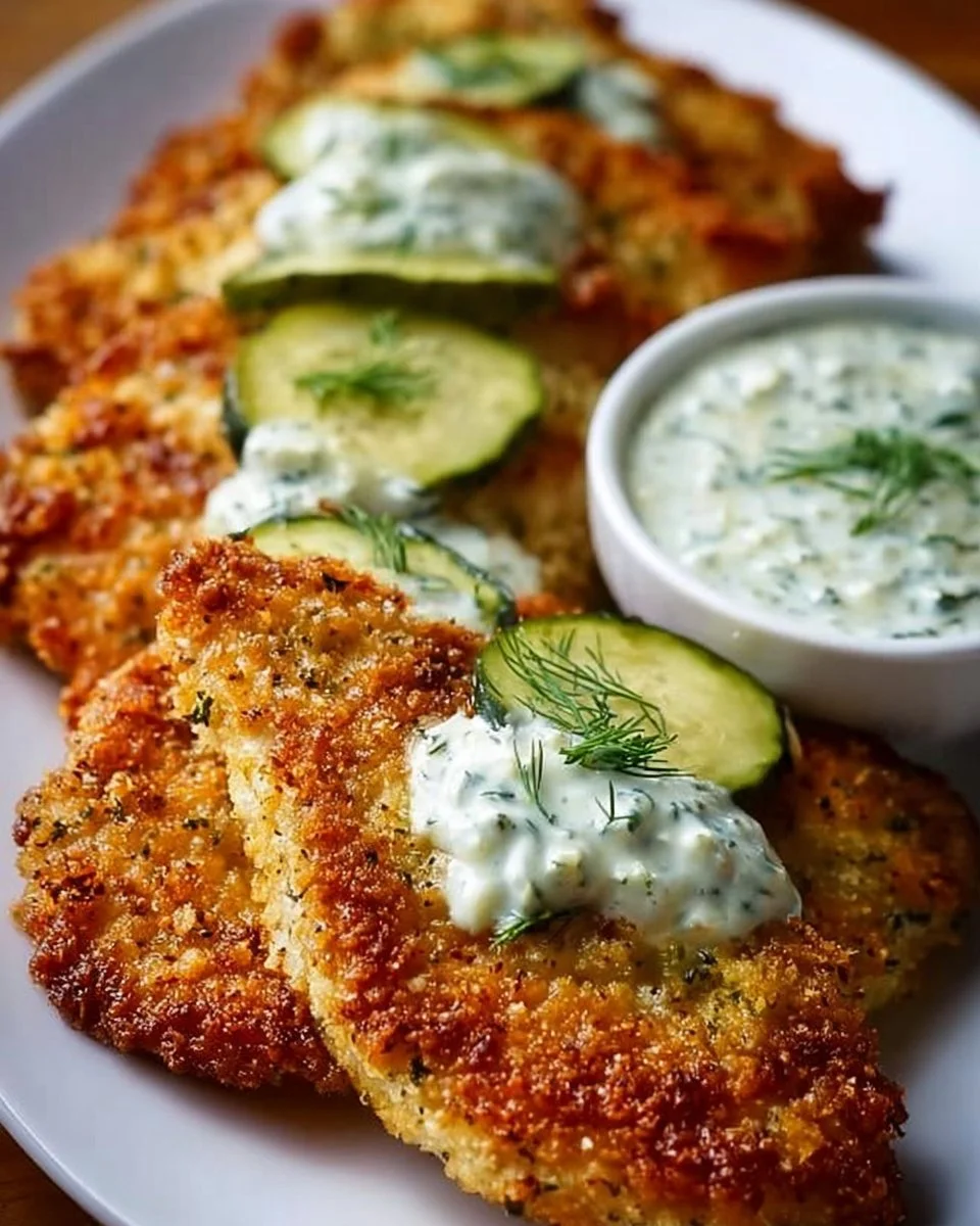 Crispy Dill Pickle Parmesan Chicken