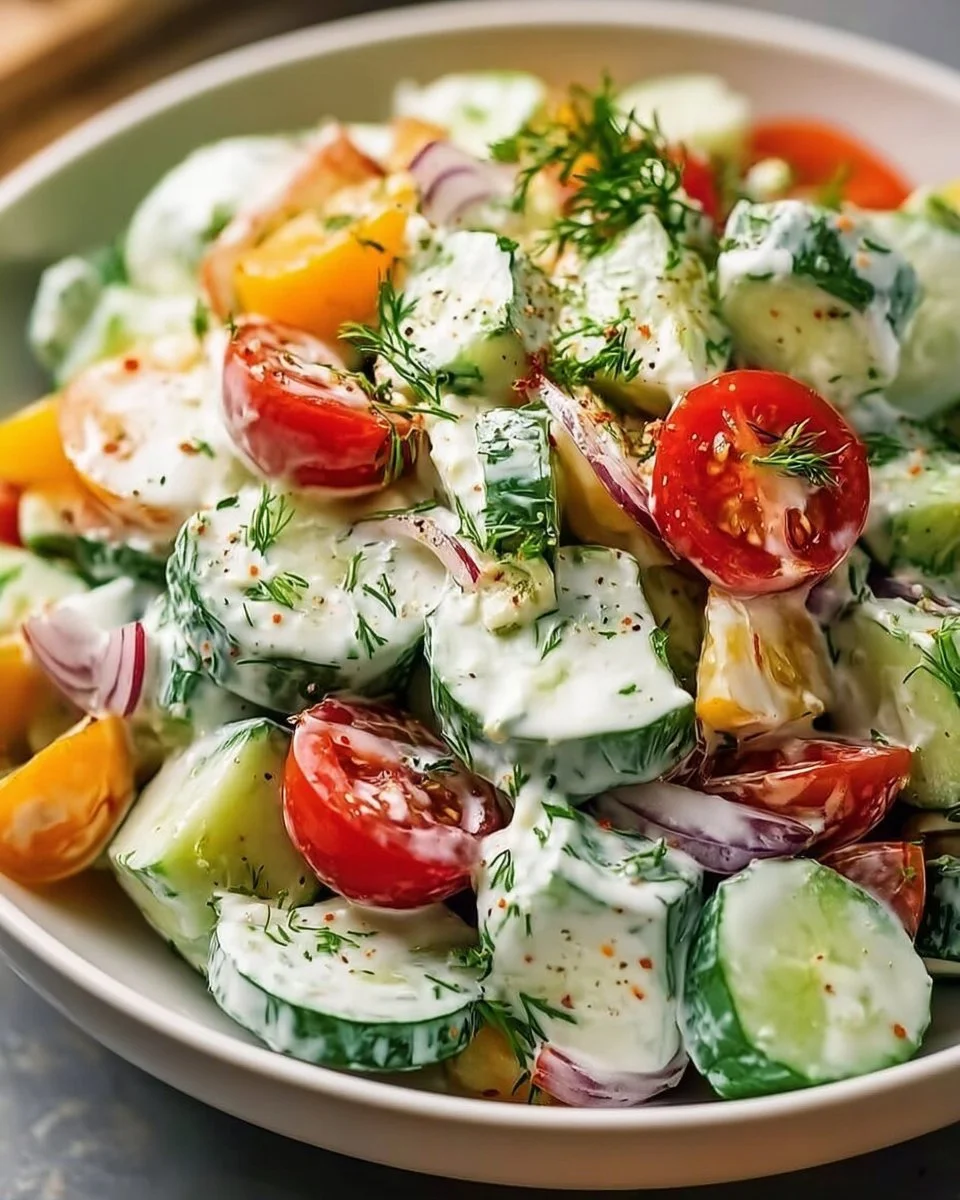 Cucumber Ranch Crack Salad