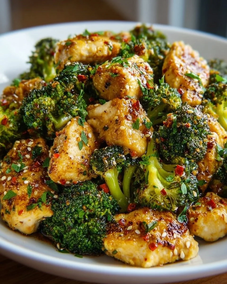 Garlic Butter Chicken Broccoli