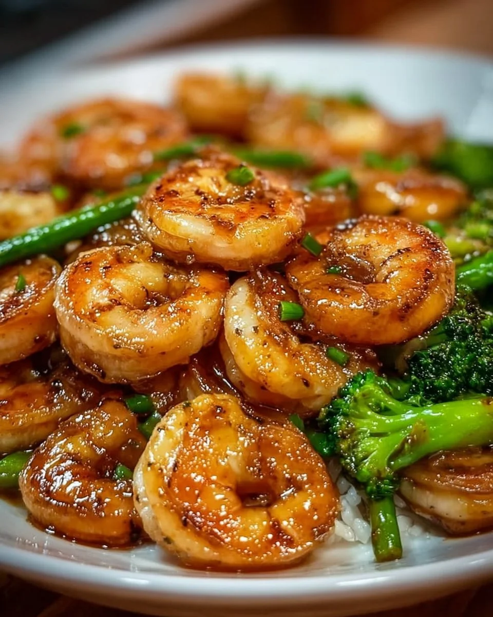 High-Protein Honey Garlic Shrimp