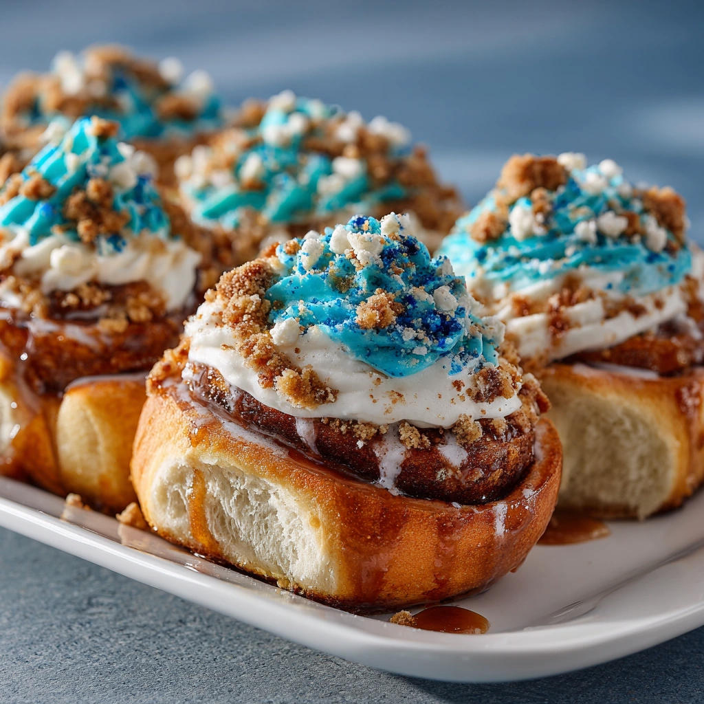 Cookie Monster Cinnamon Rolls: Indulge in Sweet Joy!