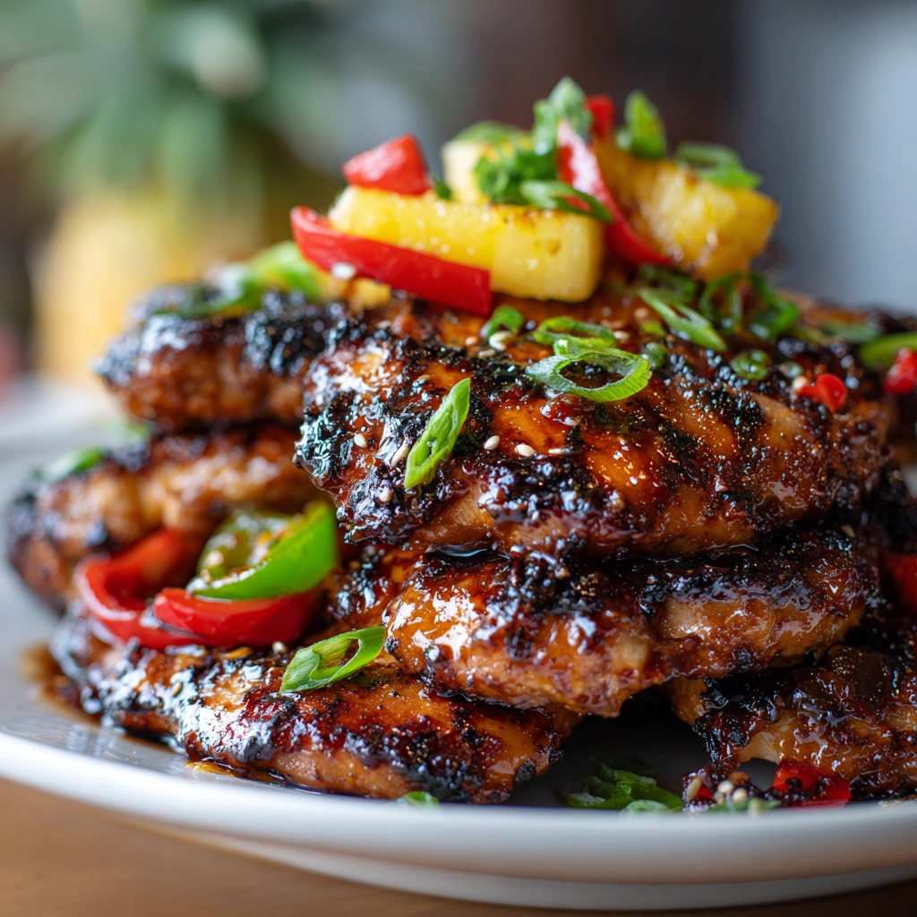 Hawaiian Huli Huli Chicken Stack: A Flavorful Delight!