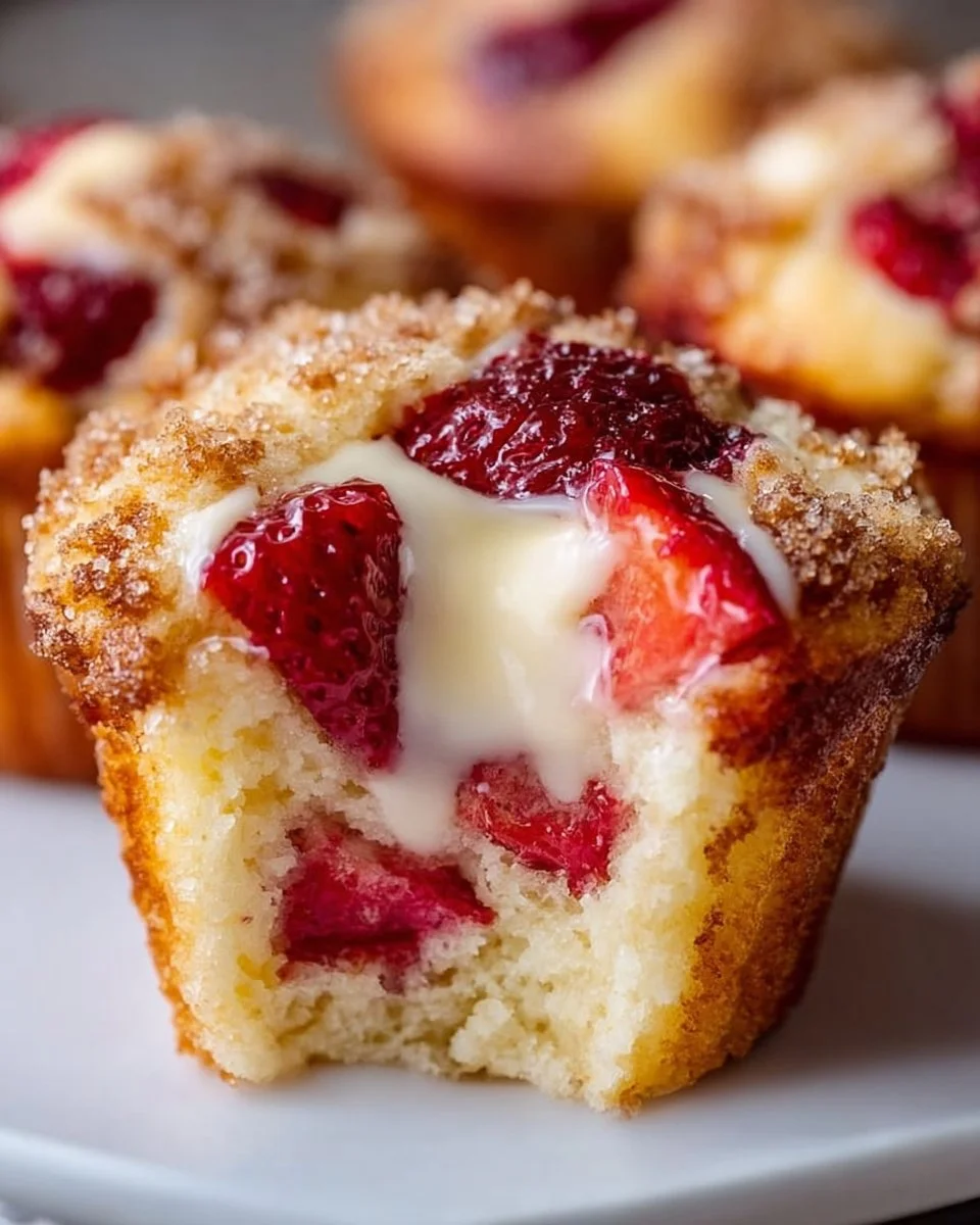 Strawberry Cream Cheese Muffins