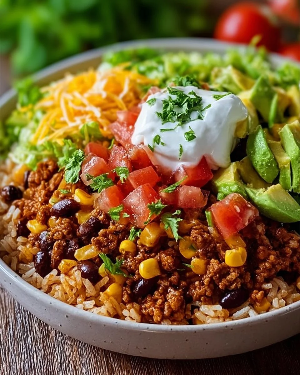 Taco Rice Bowl