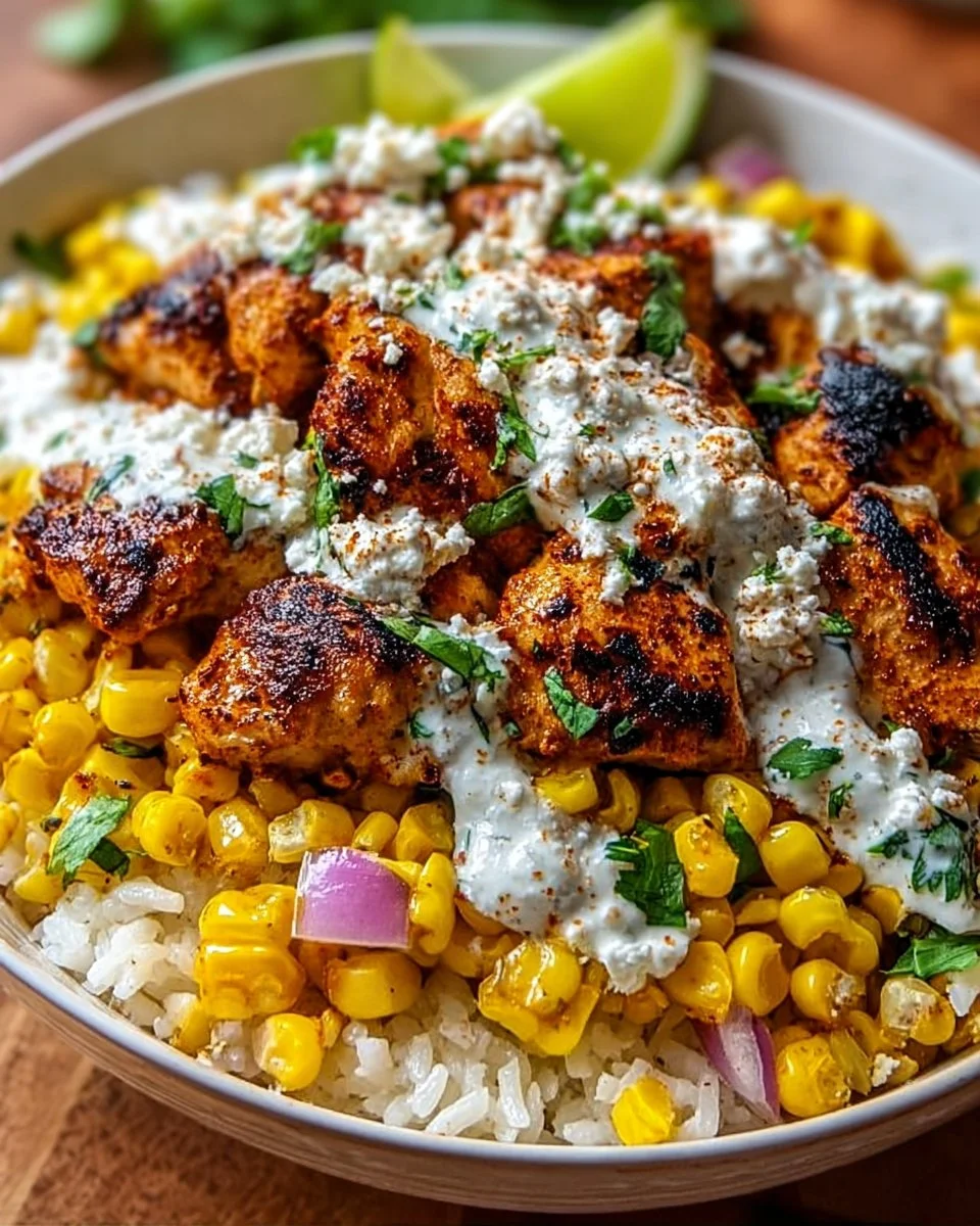 Tasty Street Corn Chicken Bowl