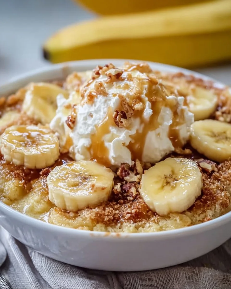 The Best Southern Banana Cobbler Dessert