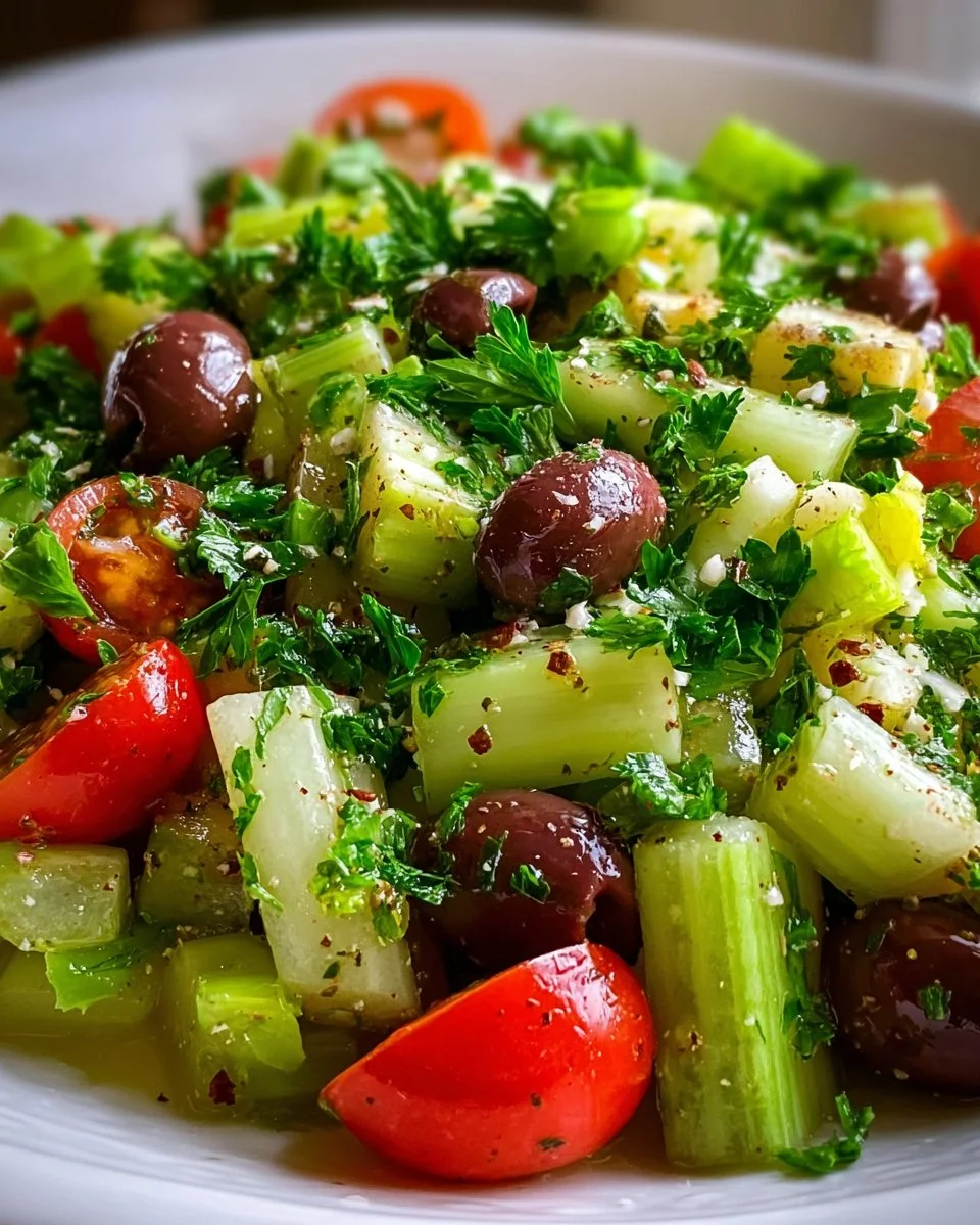 Mediterranean Celery Salad