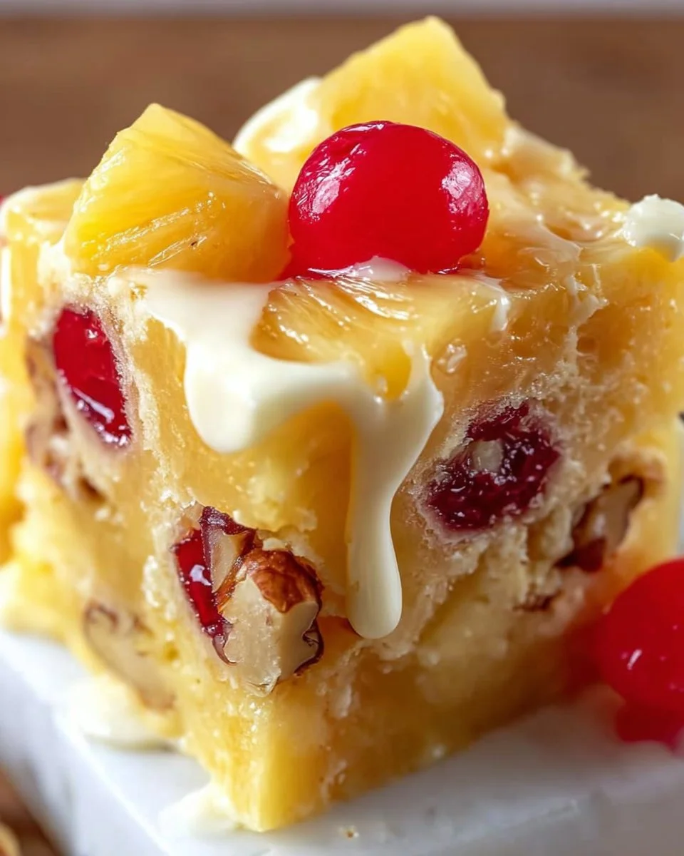 Pineapple Upside Down Cake Fudge
