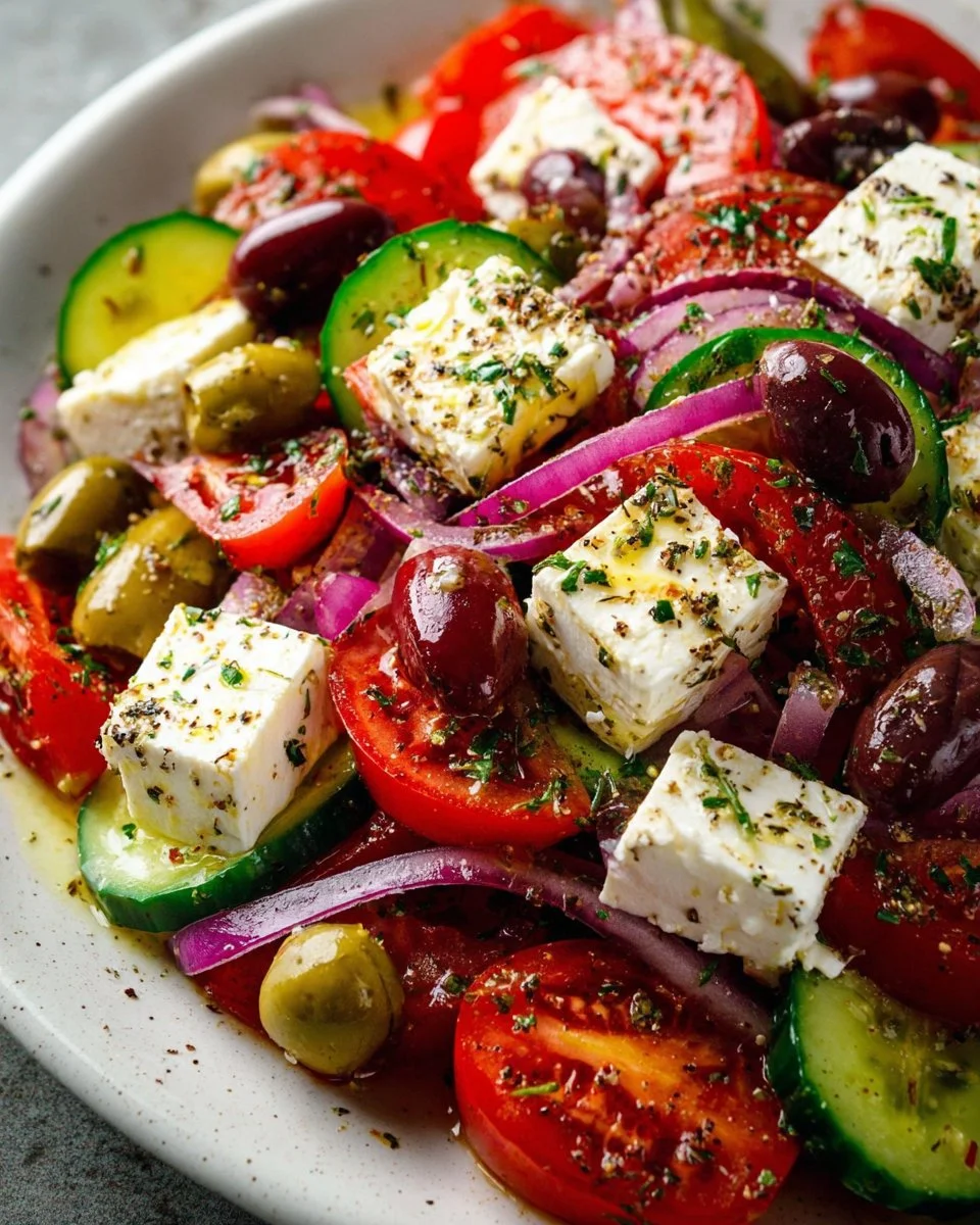 Authentic Mediterranean Greek Salad
