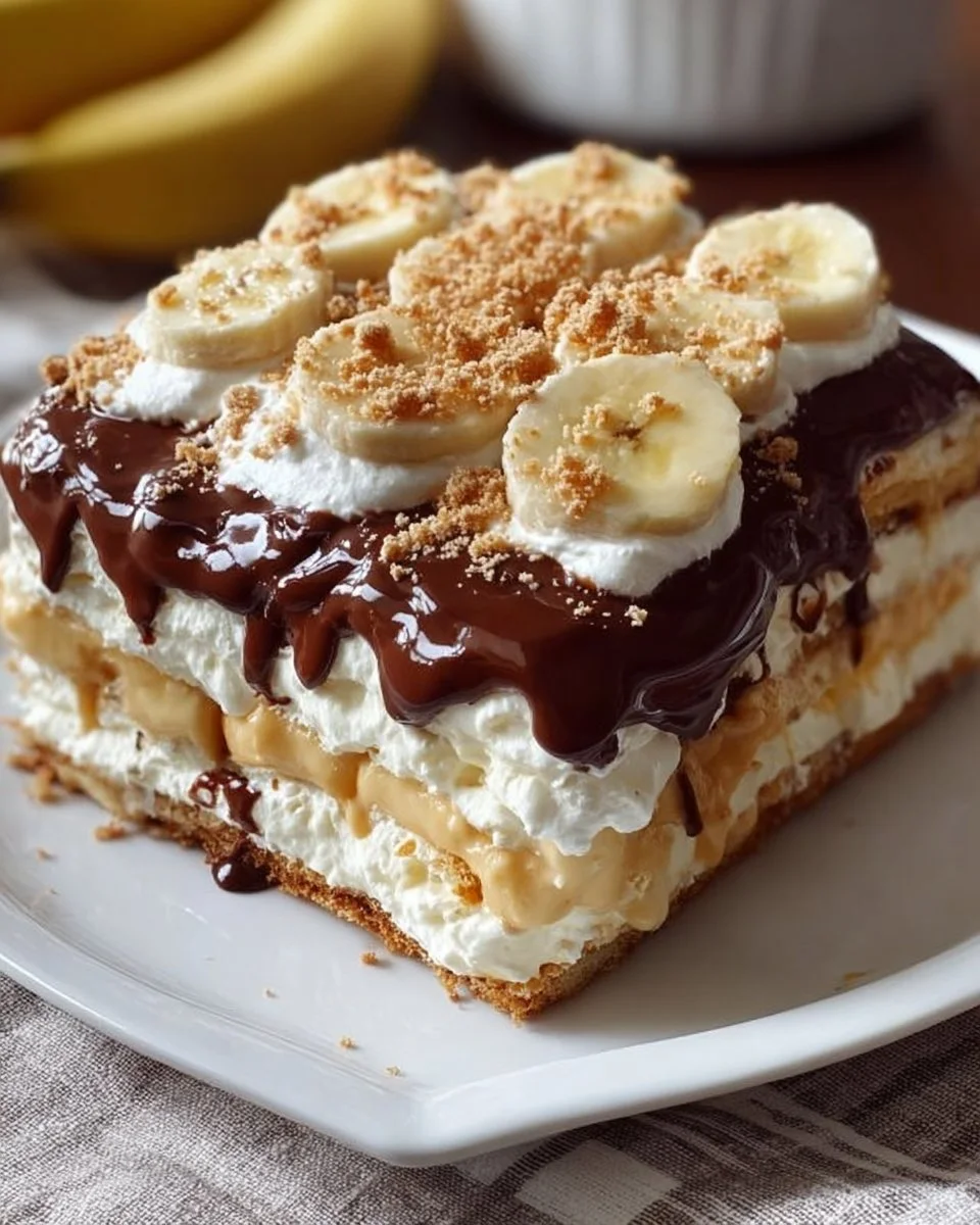 Banana Pudding Eclair Cake