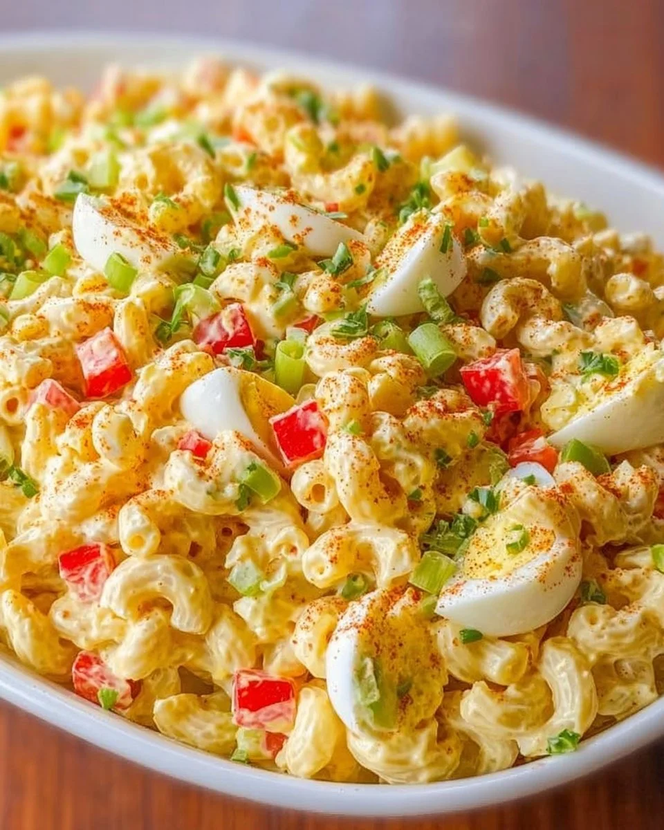 Deviled Egg Pasta Salad