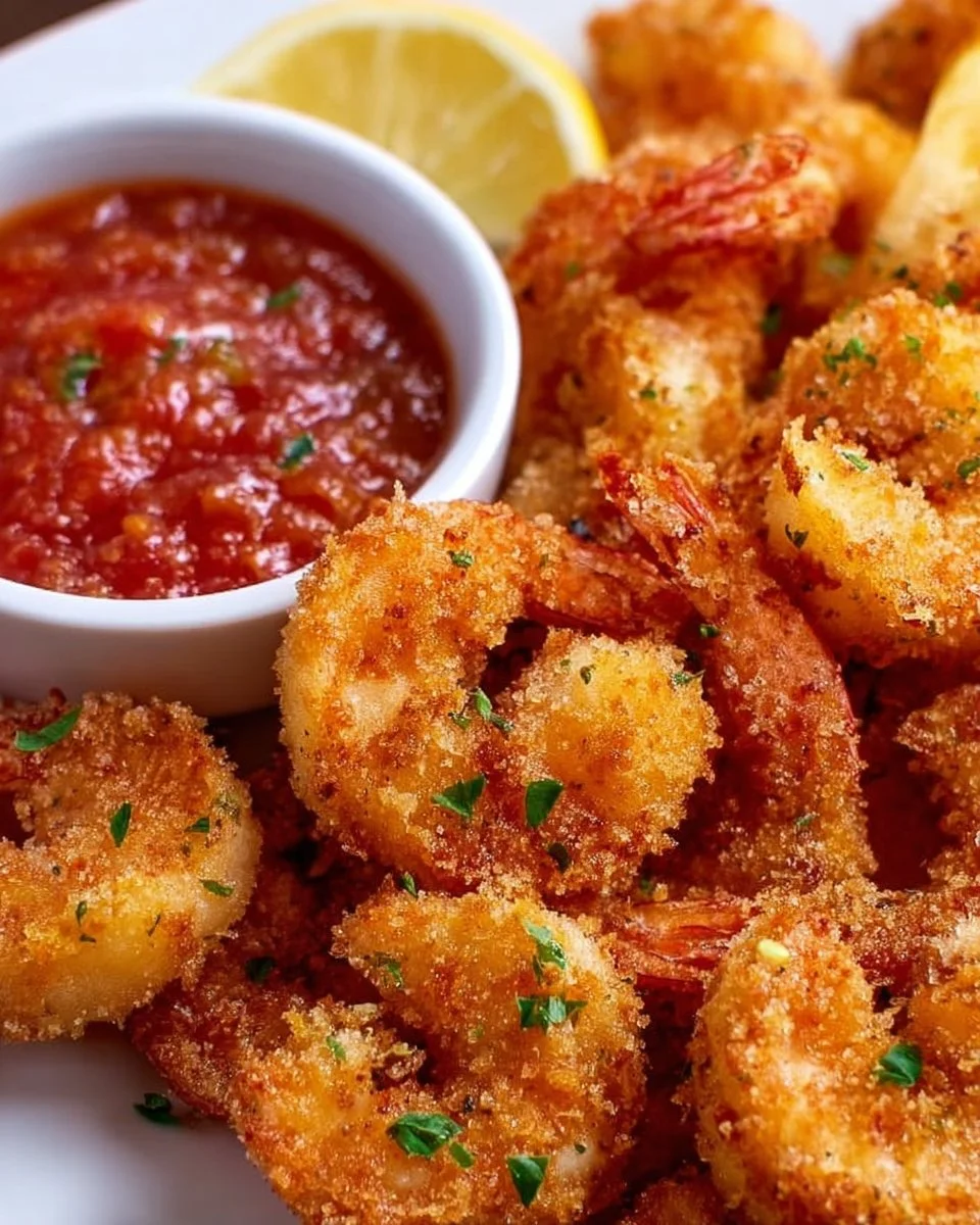 Easy Fried Shrimp Dinner