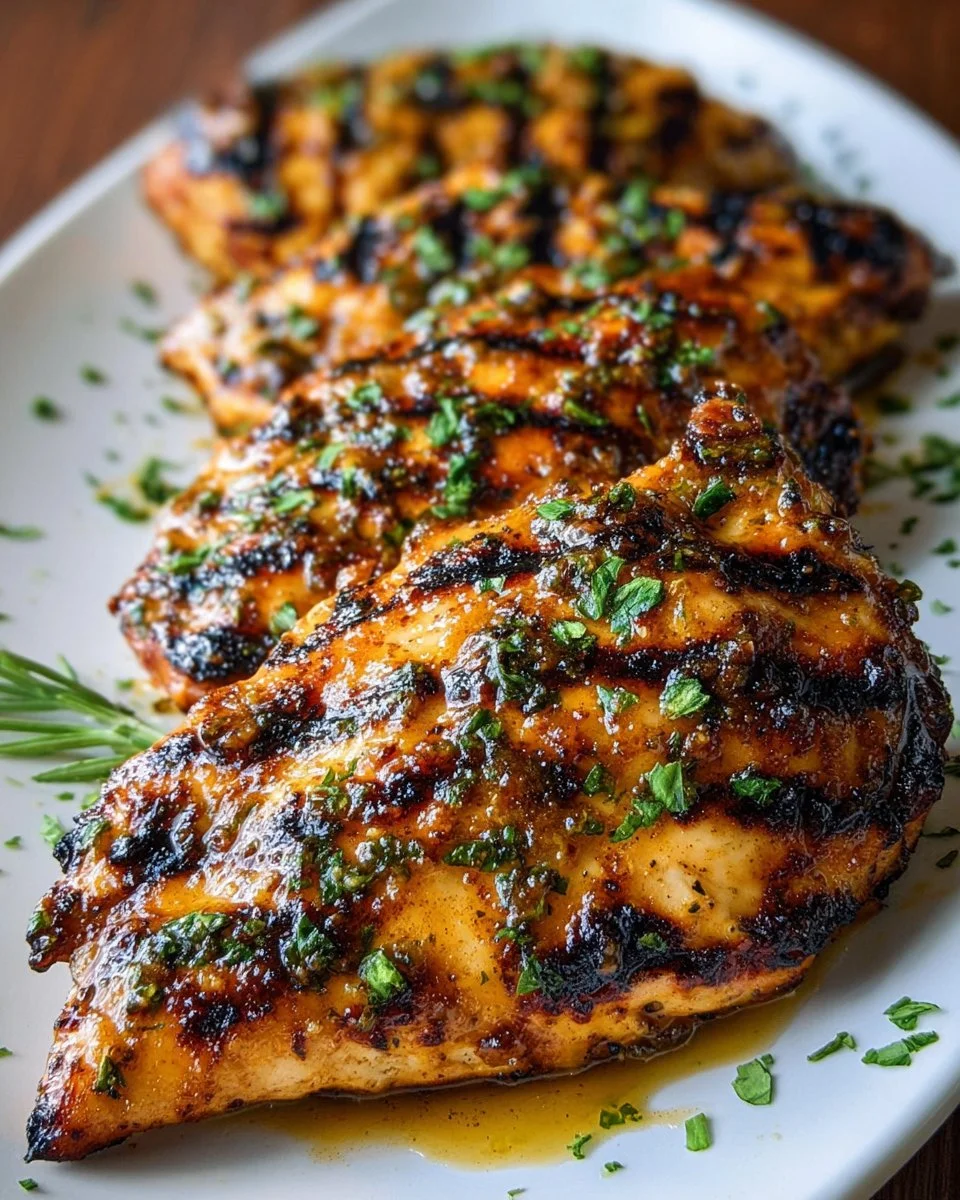 Easy Grilled Honey Mustard Chicken