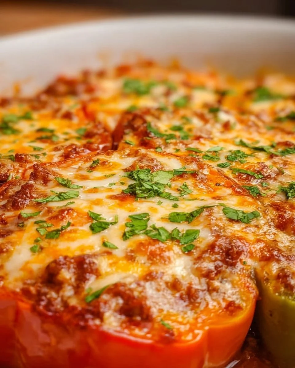 Healthy Unstuffed Peppers
