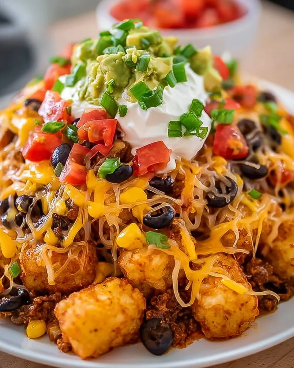 Mexican Tater Tot Casserole
