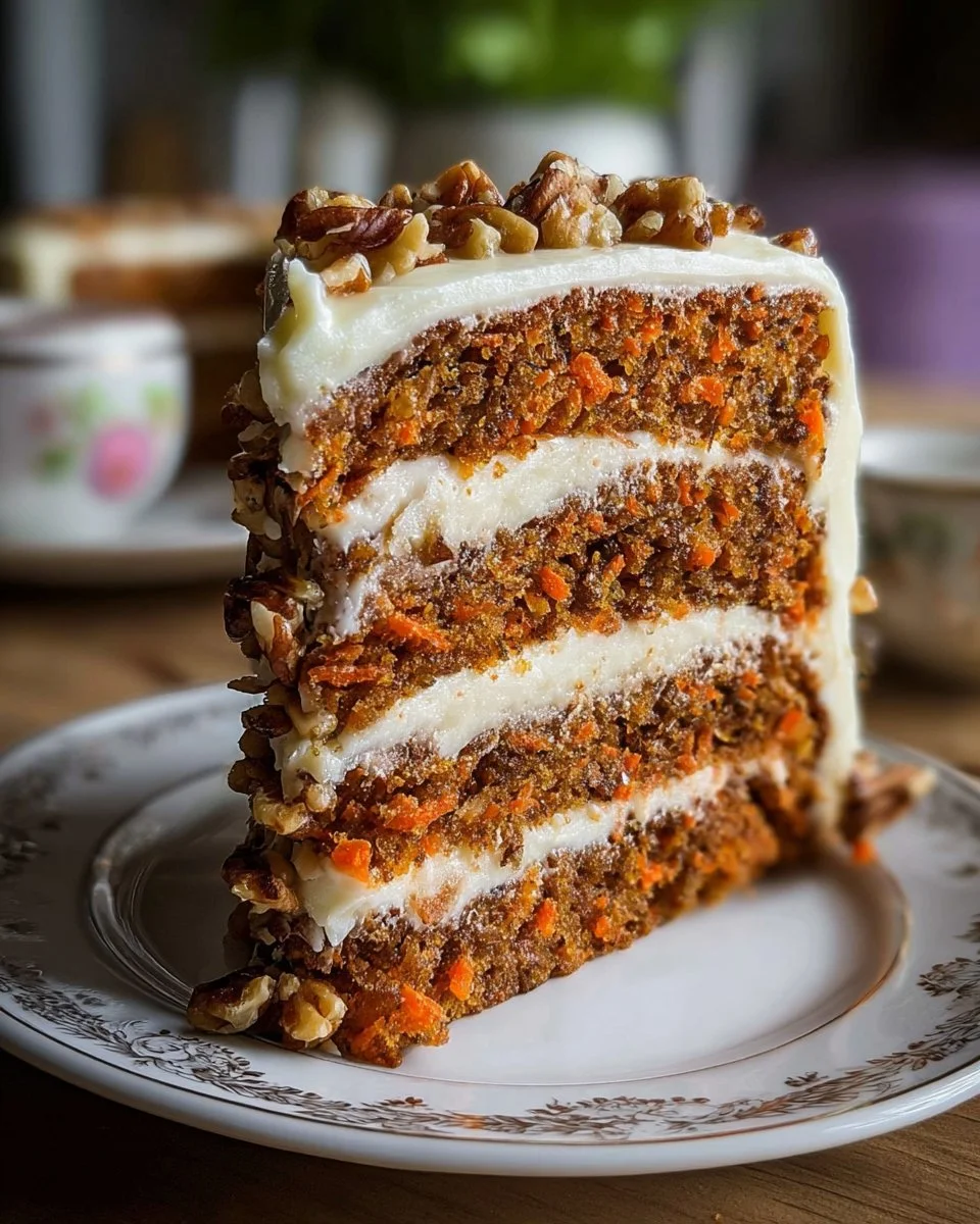 Moist Homemade Carrot Cake