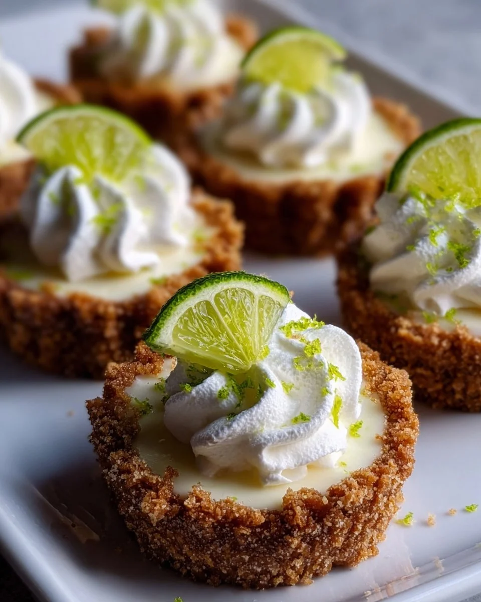 No-Bake Mini Key Lime Pies