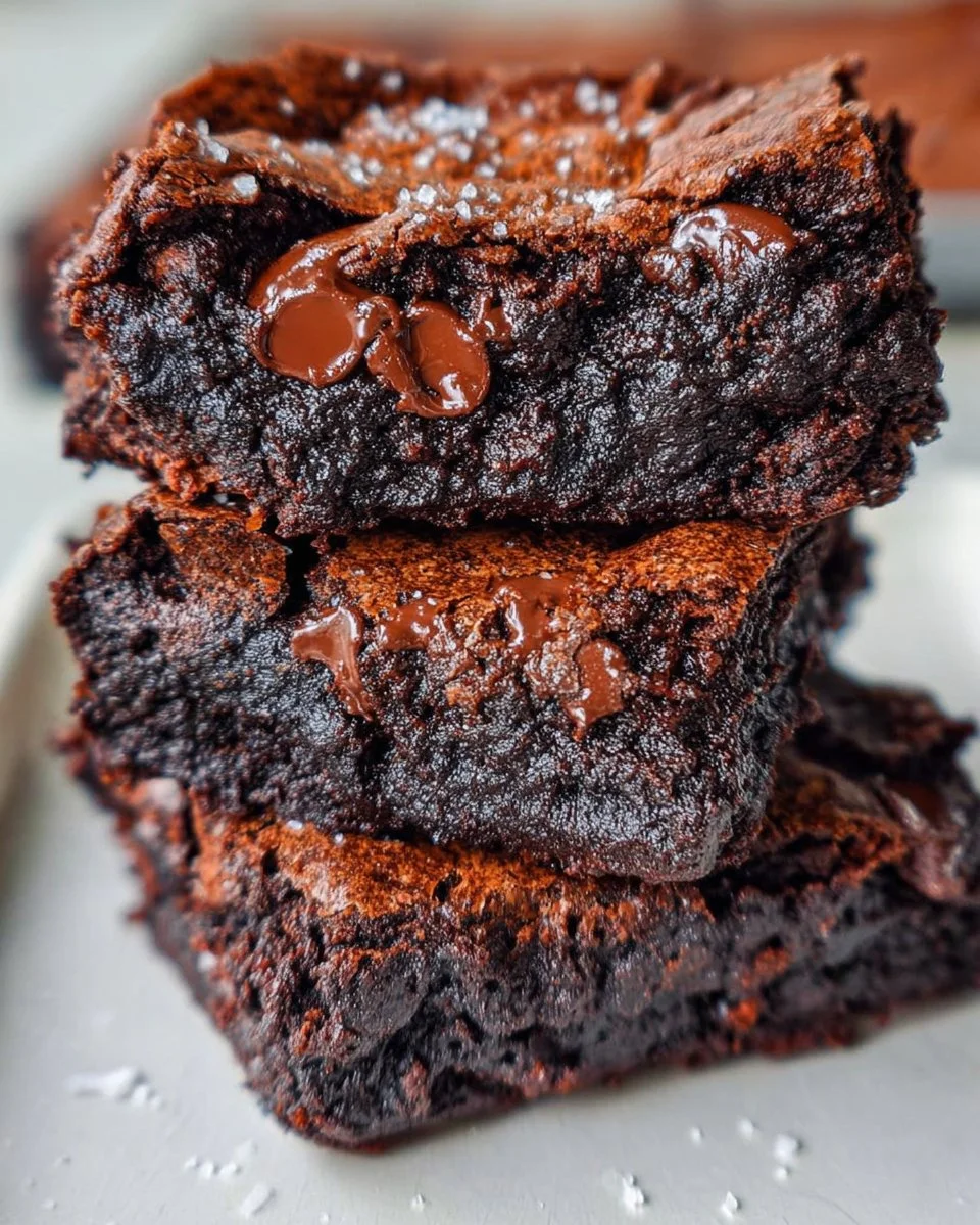 One Bowl Chocolate Chip Brownies