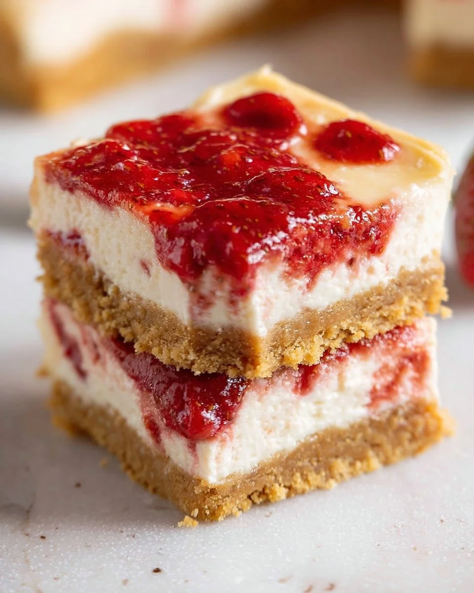 Strawberry Cheesecake Squares