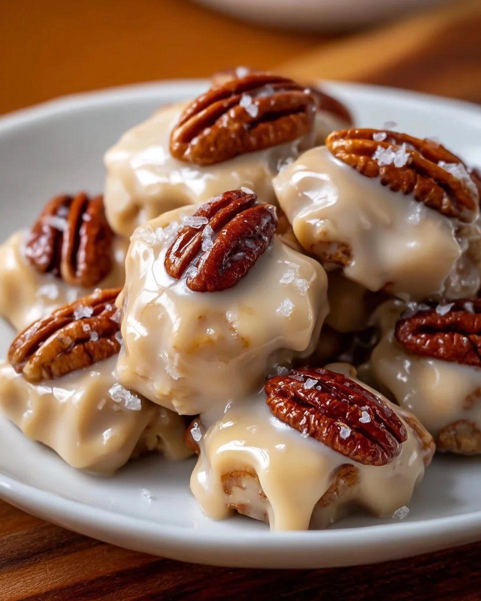 Easy Vanilla Pecan Pralines