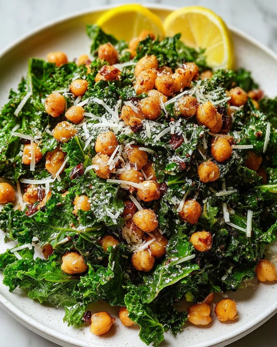 Kale Chickpea Salad