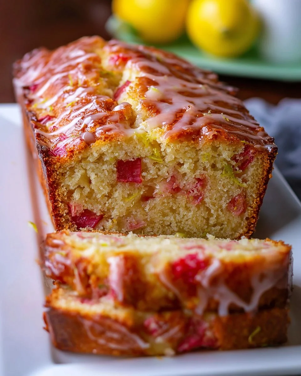Lemon Rhubarb Bread