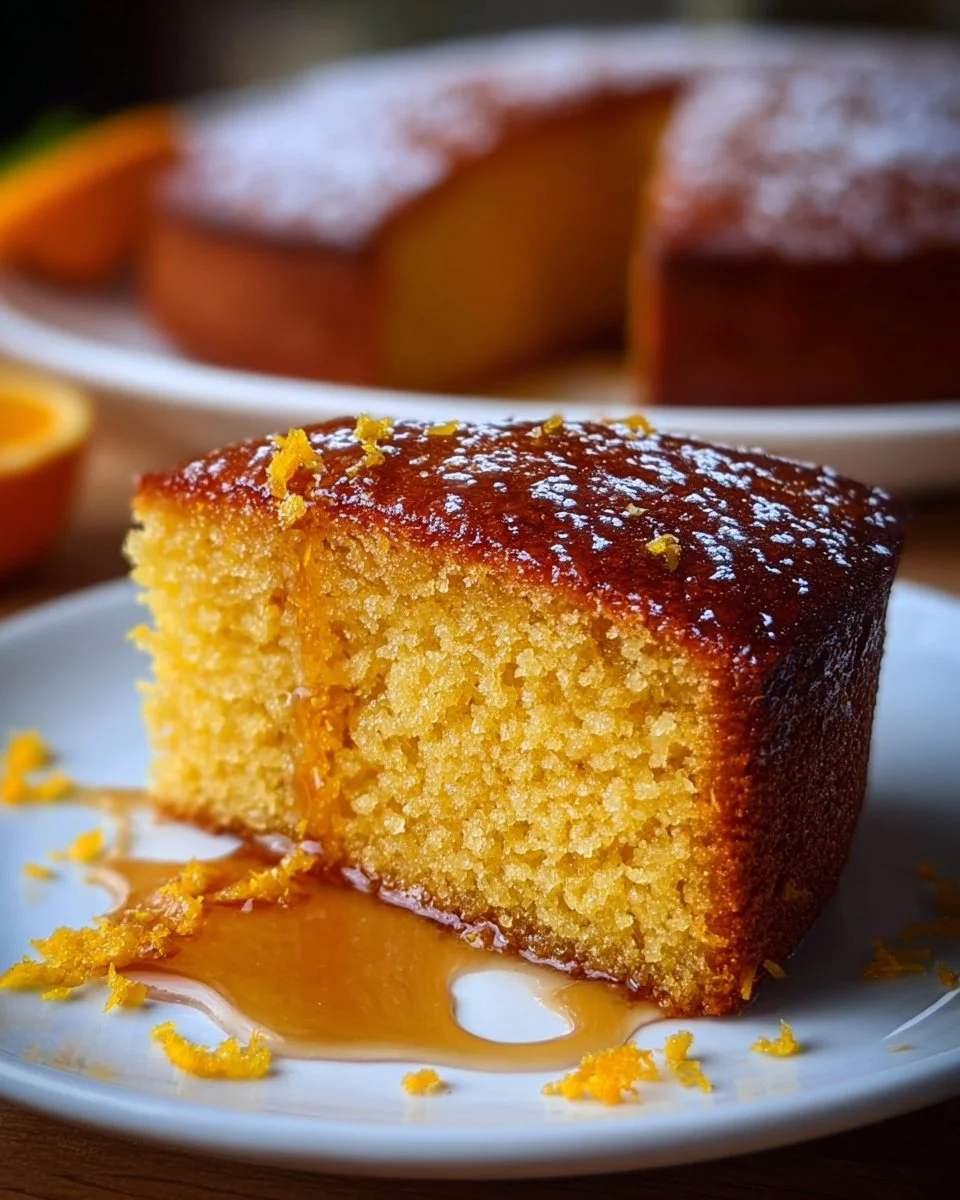 Orange Ginger Honey Cake