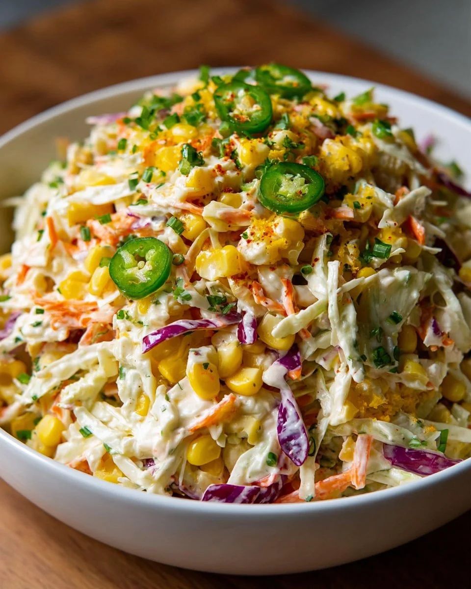 Spicy Corn Slaw