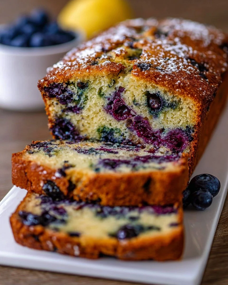 Zucchini Blueberry Bread