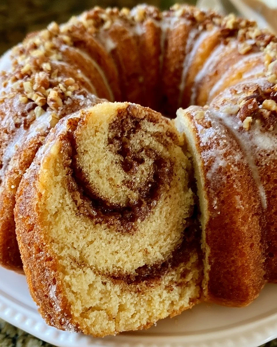 Bundt Coffee Cake with Cinnamon Swirl