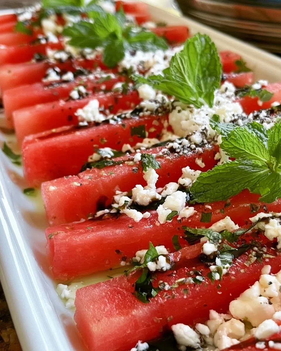 Epic Watermelon Fries With Feta