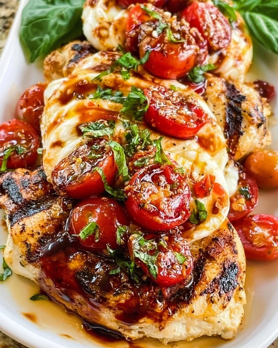 Grilled Chicken Caprese