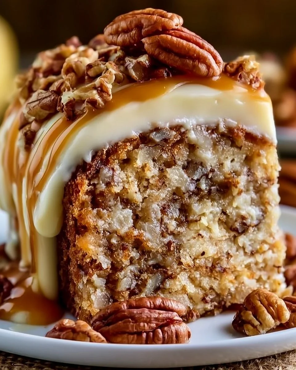 Banana Pecan Cake
