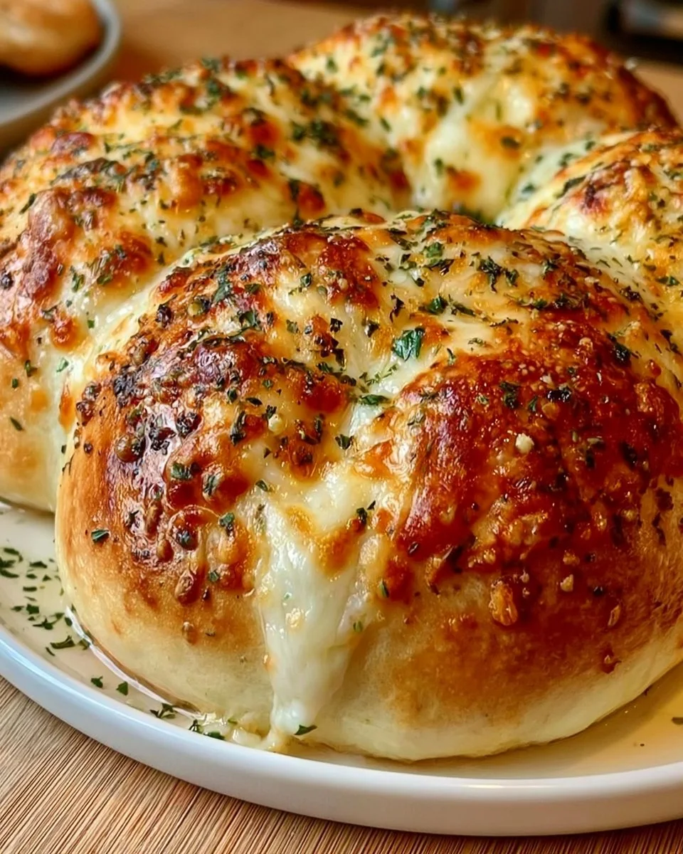 Cheesy Garlic Bread Balls
