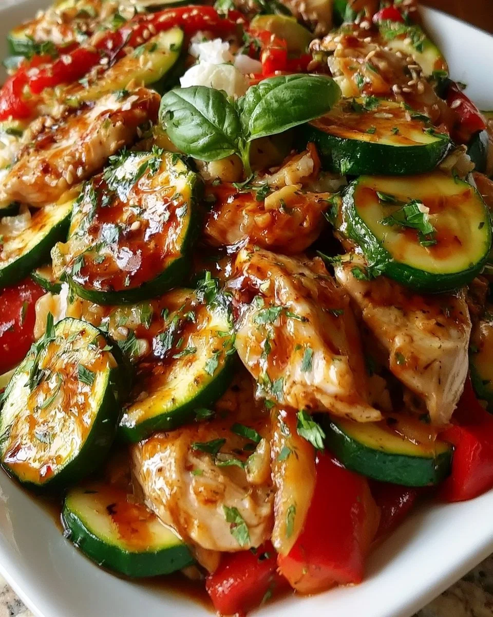 Chicken Zucchini Stir Fry